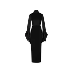 Solace London The Francoise Maxi Dress in Black | Maxi Dresses | Coveti