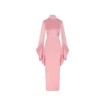 Solace London The Francoise Maxi Dress in Soft Pink | Maxi Dresses | Coveti