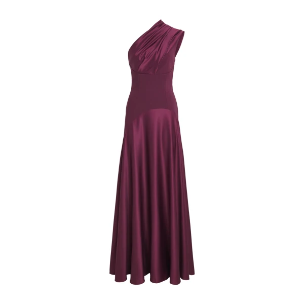 Solace London The Gabriela Maxi Dress in Grape | Maxi Dresses | Coveti