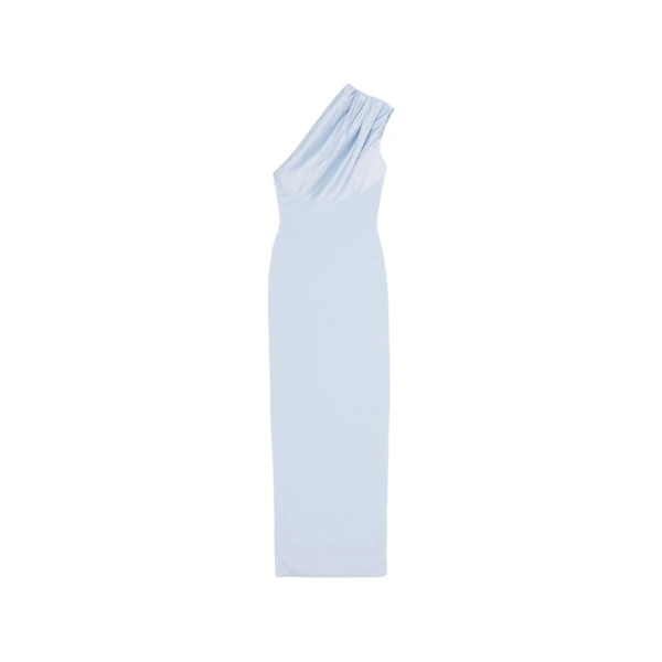 Solace London The Gracie Maxi Dress in Light Blue | Maxi Dresses | Coveti