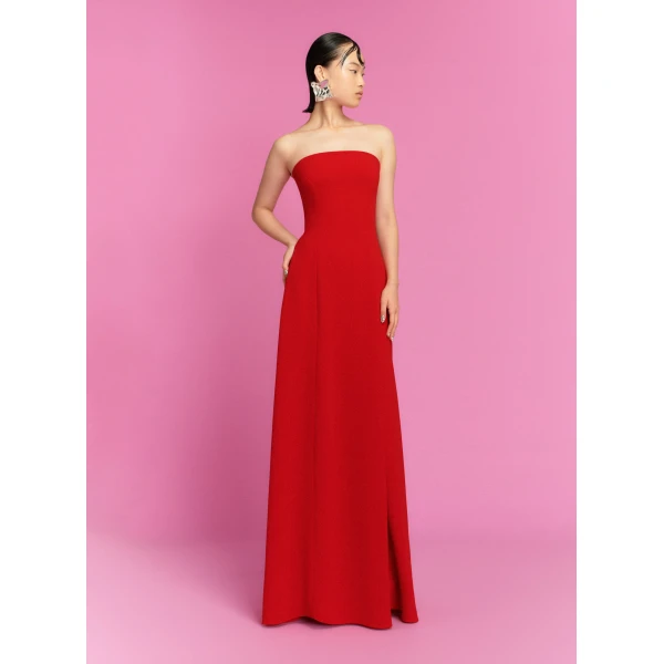 Solace London The Helena Maxi Dress in Red