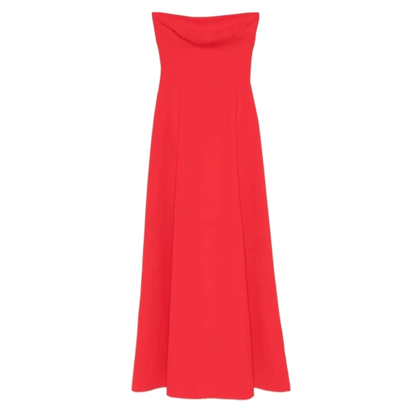 Solace London The Helena Maxi Dress in Red | Maxi Dresses | Coveti