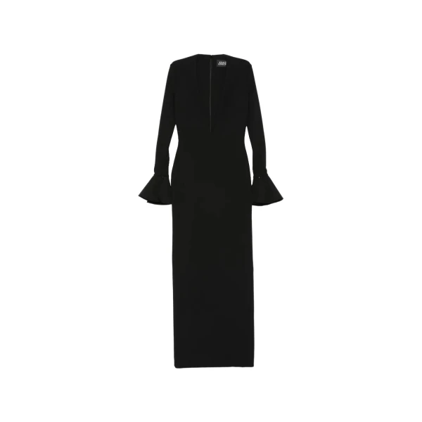 The Hutton Maxi Dress in Black