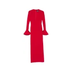 Solace London The Hutton Maxi Dress in Crimson Red | Maxi Dresses | Coveti