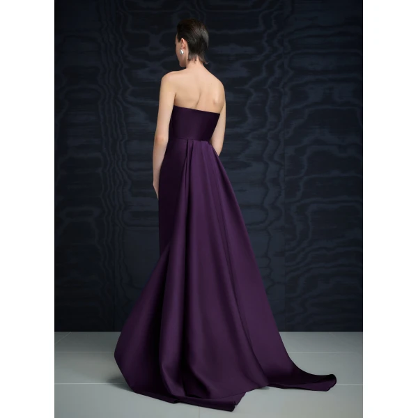 Solace London The Imani Maxi Dress in Plum