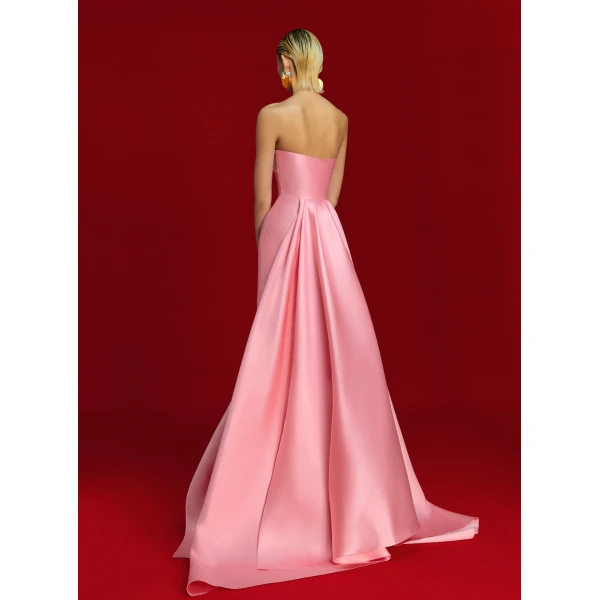 Solace London The Imani Maxi Dress in Soft Pink