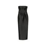 Solace London The Ingrid Maxi Dress in Black | Maxi Dresses | Coveti