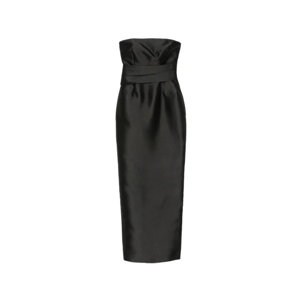 Solace London The Ingrid Maxi Dress in Black | Maxi Dresses | Coveti