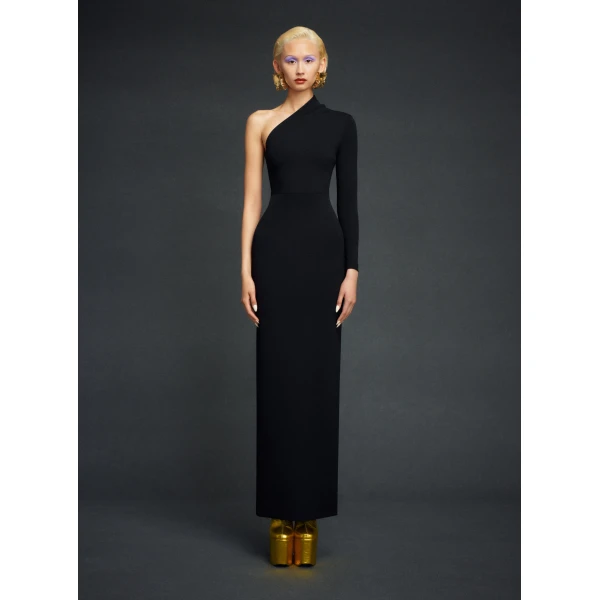 Solace London The Joana Maxi Dress in Black