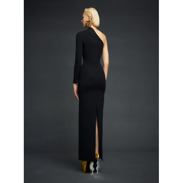 Solace London The Joana Maxi Dress in Black
