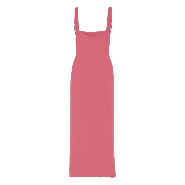 Solace London The Joni Maxi Dress in Dark Rose | Maxi Dresses | Coveti