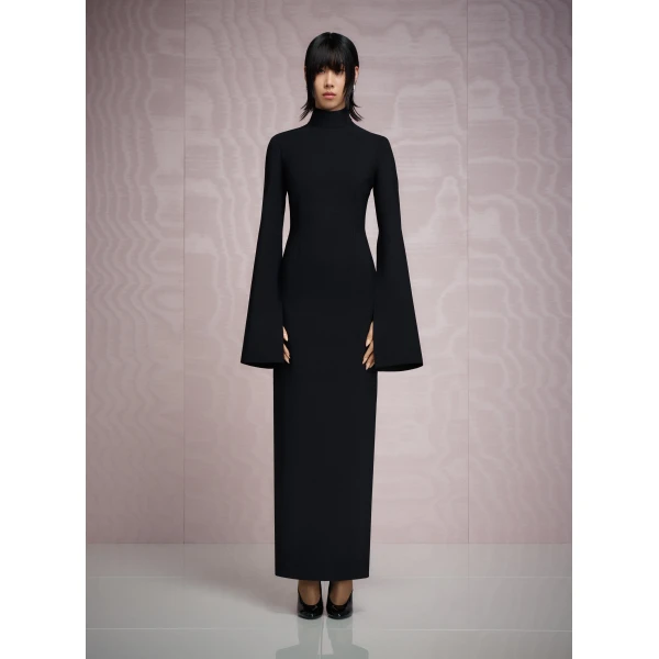 Solace London The Josefine Maxi Dress in Black