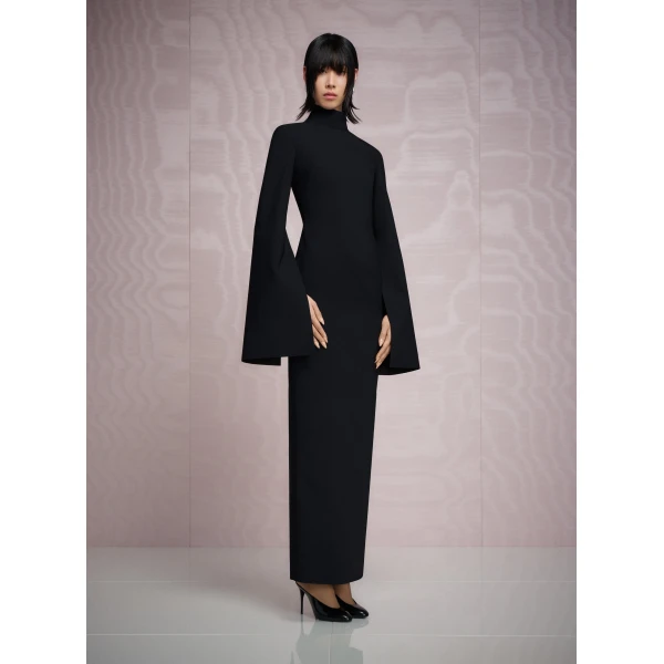 Solace London The Josefine Maxi Dress in Black