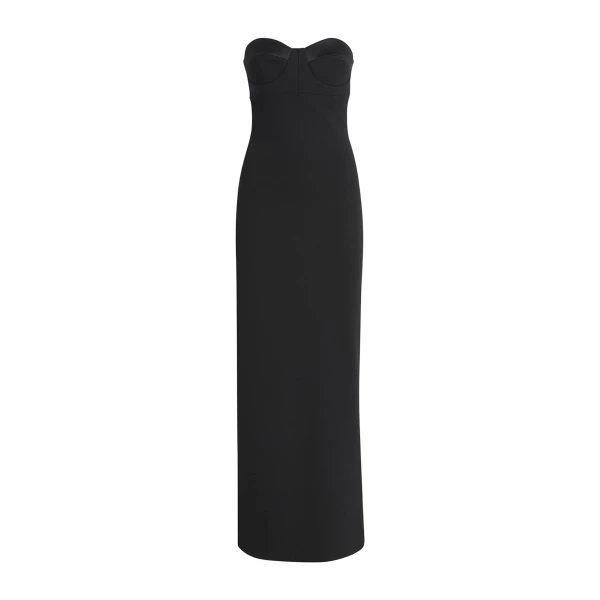 Solace London The Keaton Maxi Dress in Black | Maxi Dresses | Coveti