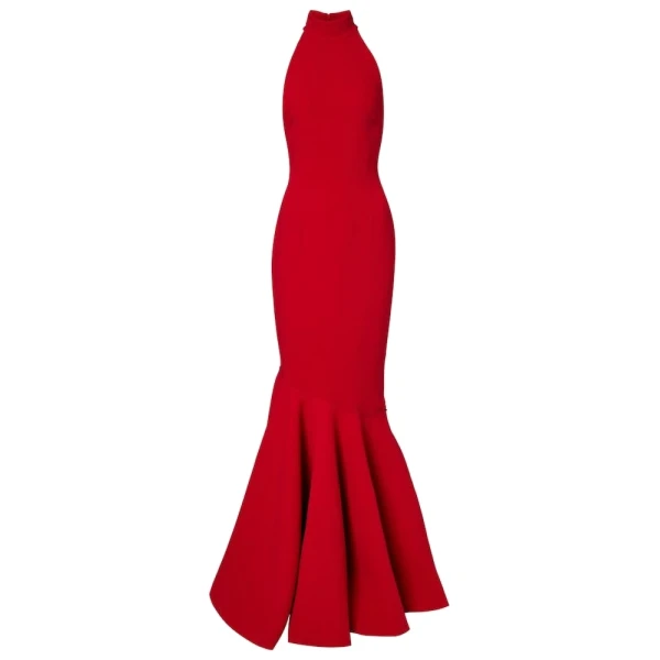 The Kerra Maxi Dress in Crimson Red
