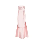 Solace London The Kiki Midaxi Dress in Camellia Pink | Midi Dresses | Coveti