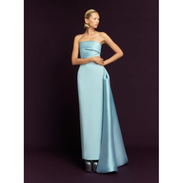 Solace London The Kinsley Maxi Dress in Arctic Blue