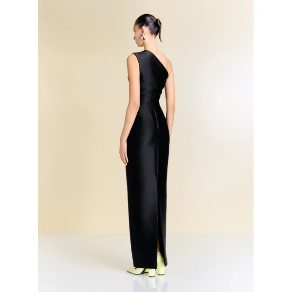 Solace London The Kira Maxi Dress in Black