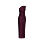 Solace London The Kira Maxi Dress in Raisin | Maxi Dresses | Coveti