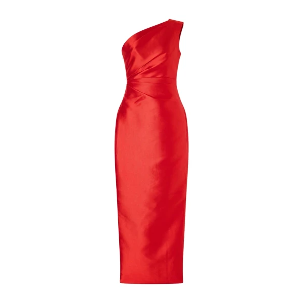 Solace London The Kira Maxi Dress in Red | Maxi Dresses | Coveti