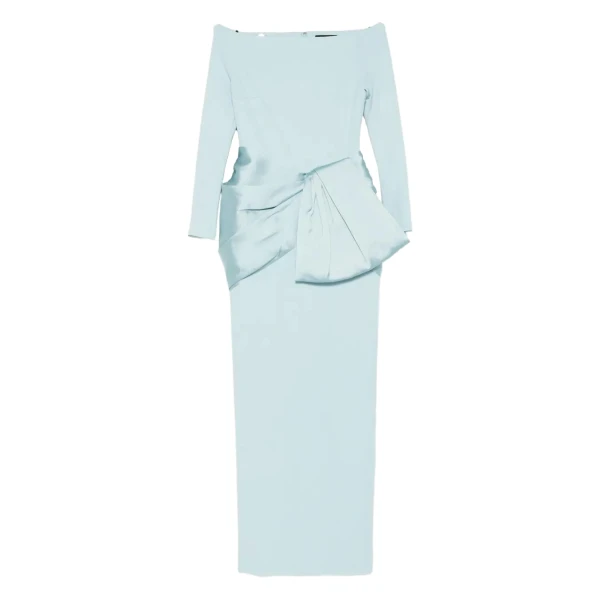 Solace London The Kori Maxi Dress in Arctic Blue | Maxi Dresses | Coveti