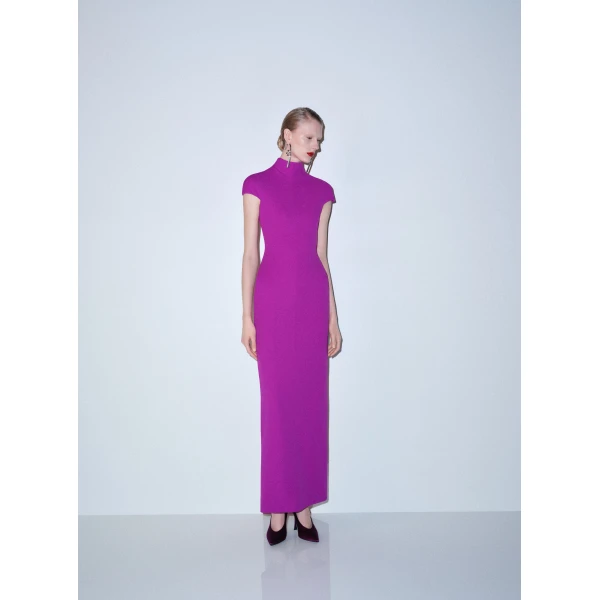 Solace London The Lang Maxi Dress in Allium Purple