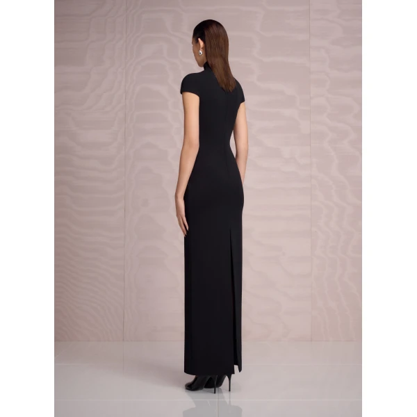 Solace London The Lang Maxi Dress in Black