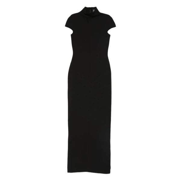 Solace London The Lang Maxi Dress in Black | Maxi Dresses | Coveti