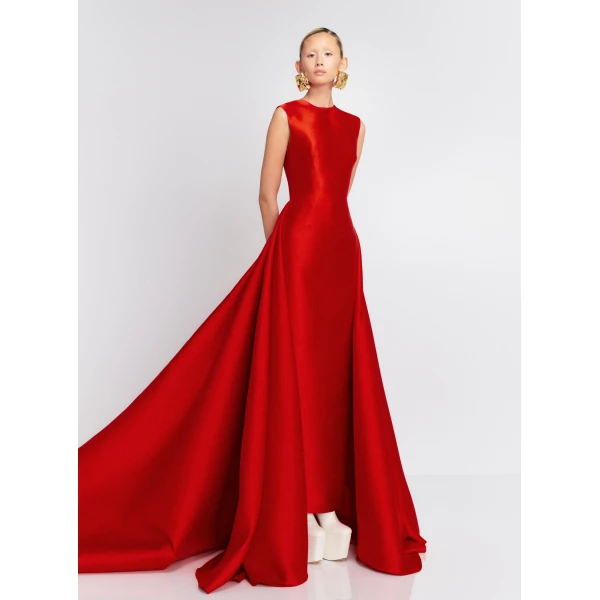 Solace London The Larsen Maxi Dress in Red