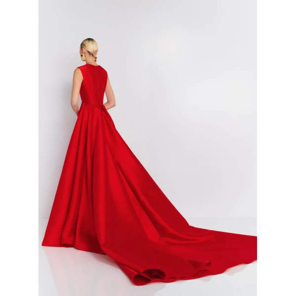 Solace London The Larsen Maxi Dress in Red