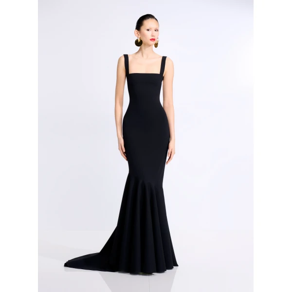 Solace London The Lottie Maxi Dress in Black