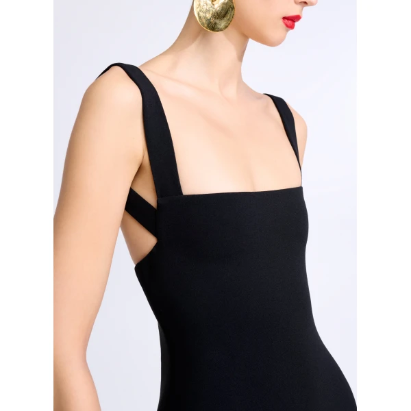Solace London The Lottie Maxi Dress in Black