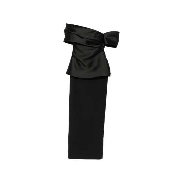 Solace London The Lucine Maxi Dress in Black | Maxi Dresses | Coveti