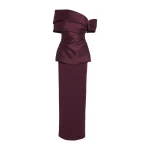 Solace London The Lucine Maxi Dress in Grape | Maxi Dresses | Coveti