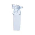 Solace London The Lucine Maxi Dress in Light Blue | Maxi Dresses | Coveti