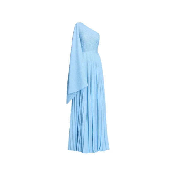 The Maci Maxi Dress in Soft Blue