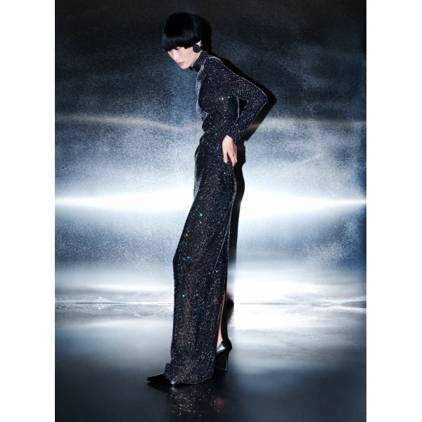 Solace London The Marella Maxi Dress in Black