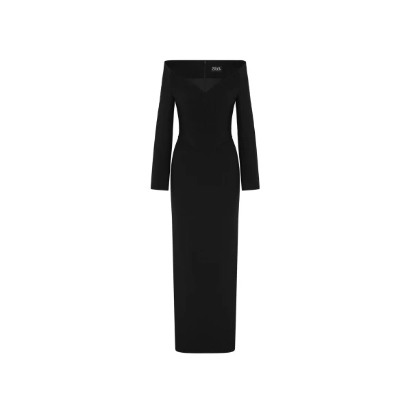 Solace London The Martine Maxi Dress in Black | Maxi Dresses | Coveti
