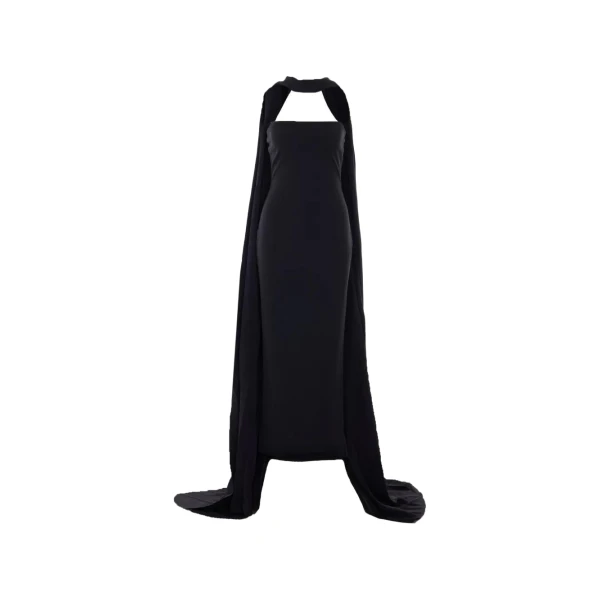 The Martine Midaxi Dress in Black