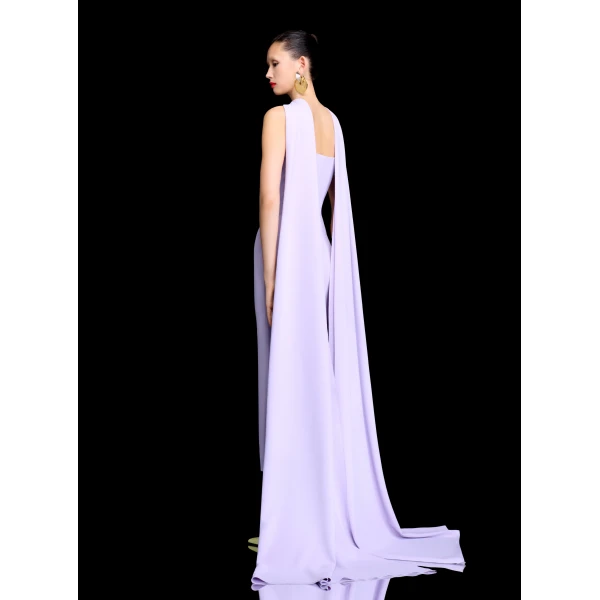 Solace London The Martine Midaxi Dress in Lavender