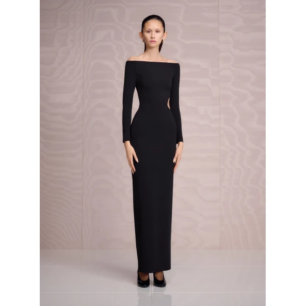Solace London The Mircea Maxi Dress in Black