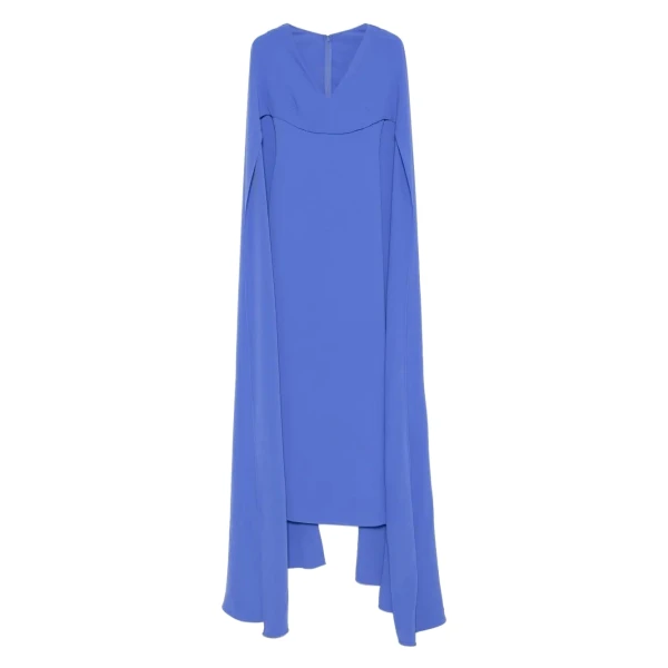 Solace London The Morgan Maxi Dress in Iris Blue | Maxi Dresses | Coveti