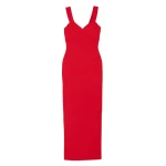 Solace London The Nalani Maxi Dress in Red | Maxi Dresses | Coveti