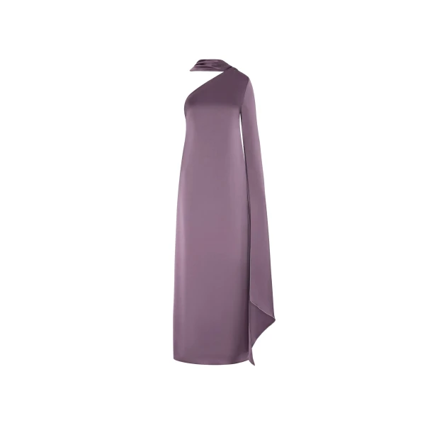 Solace London The Newman Maxi Dress in Acai | Maxi Dresses | Coveti