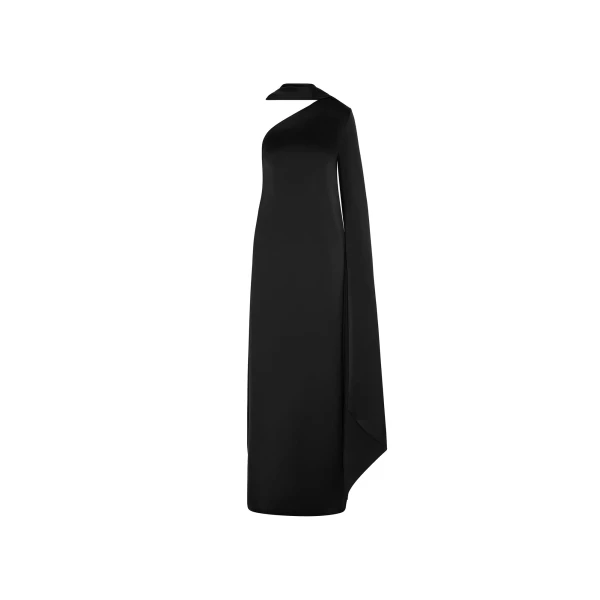 Solace London The Newman Maxi Dress in Black | Maxi Dresses | Coveti