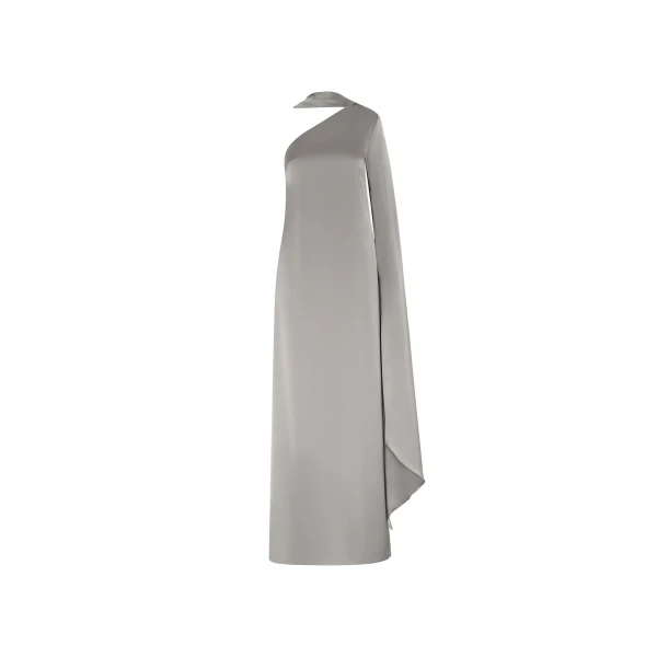 Solace London The Newman Maxi Dress in Pewter | Maxi Dresses | Coveti