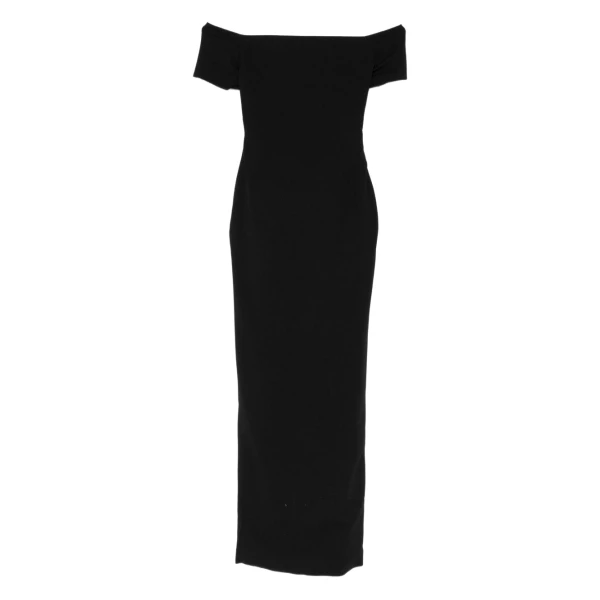 Solace London The Nile Maxi Dress in Black | Maxi Dresses | Coveti