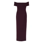 Solace London The Nile Maxi Dress in Plum | Maxi Dresses | Coveti