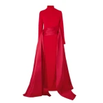 Solace London The Olivia Maxi Dress in Crimson Red | Maxi Dresses | Coveti