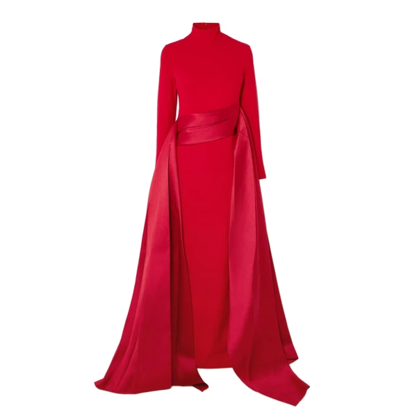Solace London The Olivia Maxi Dress in Crimson Red | Maxi Dresses | Coveti